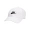 Nike Club Unstructured Futura Wash Cap Weiss F100 - weiss