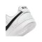 Nike Court Vision Low BE Damen Weiss Schwarz F101 - weiss