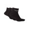 Nike Cushion Quarter Training Socken 3er Pack F001 - schwarz