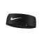 Nike Dri-Fit Fury Classic Stirnband Schwarz F027 - schwarz