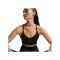Nike Dri-Fit Indy Gloss Sport-BH Damen Schwarz F010 - schwarz