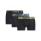 Nike Dri-Fit Trunk 3er Pack Boxershort Schwarz F2u8 - schwarz