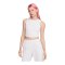 Nike Essential Rib Crop Tanktop Damen Grau F051 - grau
