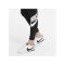 Nike Essentials Leggings Damen Schwarz Weiss F010 - schwarz