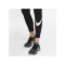 Nike Essentials Swoosh Leggings Damen Schwarz F010 - schwarz