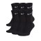 Nike Everyday Cushion Crew 6er Pack Socken F010 - schwarz