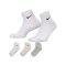 Nike Everyday Elevated Ankle 3er Pack Socken Mehrfarbig - mehrfarbig