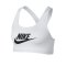 Nike Futura Swoosh Bra Sport-BH Damen Weiss F100 - weiss