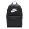 Nike Heritage Rucksack Schwarz Weiss F010 - schwarz