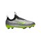 Nike Jr Air Zoom Mercurial Vapor XV Academy FG/MG FG/MG Kids Silber Gelb F060 - silber