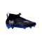 Nike Jr Air Zoom Mercurial Superfly IX Academy FG/MG Shadow Kids Schwarz Silber Blau F040 - schwarz