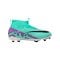 Nike Jr Air Zoom Mercurial Superfly IX Academy FG/MG Peak Ready Kids Grün Pink Schwarz F300 - gruen