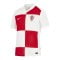 Nike Kroatien Trikot Home EM 2024 Weiss Rot Weiss F100 - weiss