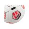 Nike Mercurial Fade Trainingsball Weiss Rot F100 - weiss