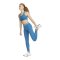 Nike Pro Mid Leggings Damen Blau F457 - blau