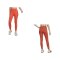 Nike NIke Dri-FIT One Leggings Damen Orange F861 - orange