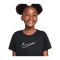 Nike One Fitted T-Shirt Kids Schwarz F010 - schwarz