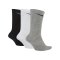 Nike Perfect Lightweight Crew Socken 3er Pack F901 - grau