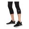 Nike Pro 3/4 Training Tight Schwarz Weiss F010 - schwarz