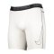 Nike Pro Short Weiss Schwarz F100 - weiss