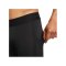 Nike Pro Long Short Schwarz Weiss F010 - schwarz