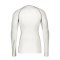 Nike Pro Longsleeve Weiss Schwarz F100 - weiss