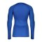 Nike Pro Longsleeve Blau Schwarz F480 - blau