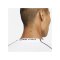 Nike Pro Shortsleeve Shirt Weiss Schwarz F100 - weiss