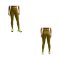 Nike Seamless High Rise 7/8 Leggings Damen Grün F368 - gruen