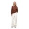 Nike Studio Fleece Sweatshirt Damen Braun - braun