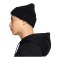 Nike Swoosh Peak Beanie Schwarz F010 - schwarz