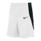 Nike Team Basketball Stock Short Kids Weiss F100 - weiss
