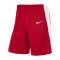 Nike Team Basketball Stock Short Rot Weiss F657 - rot