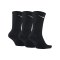 Nike Value Cushioned Crew 3er Pack Socken F001 - schwarz
