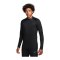 Nike Warm Mock Sweatshirt Schwarz F010 - schwarz