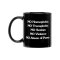 Obey Protest Kaffee Tasse Schwarz Weiss - schwarz
