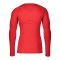 Odlo Performance Fundamentals Light L/S Crew Underwear Shirt Rot - rot