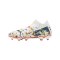 PUMA FUTURE 7 Match Creativity FG/AG Jr Kids Weiss Grün F01 - weiss