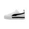 PUMA Mayze Leather Damen Weiss Schwarz F01 - weiss