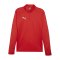 PUMA teamFINAL Training 1/4 Zip Sweatshirt Rot F01 - rot