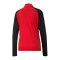PUMA teamLIGA HalfZip Sweatshirt Damen Rot Schwarz F01 - rot