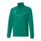 PUMA teamRISE HalfZip Sweatshirt Kids Grün F05 - gruen