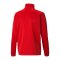 PUMA teamRISE HalfZip Sweatshirt Kids Rot F01 - rot