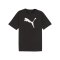 PUMA teamRISE Logo Trainingshirt Schwarz F03 - schwarz