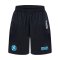 EA7 SSC Neapel Trainingsshort 2025/2026 Schwarz - schwarz