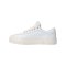 Stepney Dellow Trophy Crack Leather Damen Weiss - weiss