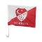 TFF Türkei Autofahne Rot - rot