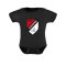 TSV Ilshofen Baby Strampler Wappen Black - schwarz