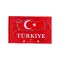TFF Türkei Fahne 120x80cm Rot - rot