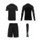uhlsport Reaction Torwartset Kids Schwarz Grau F01 - schwarz